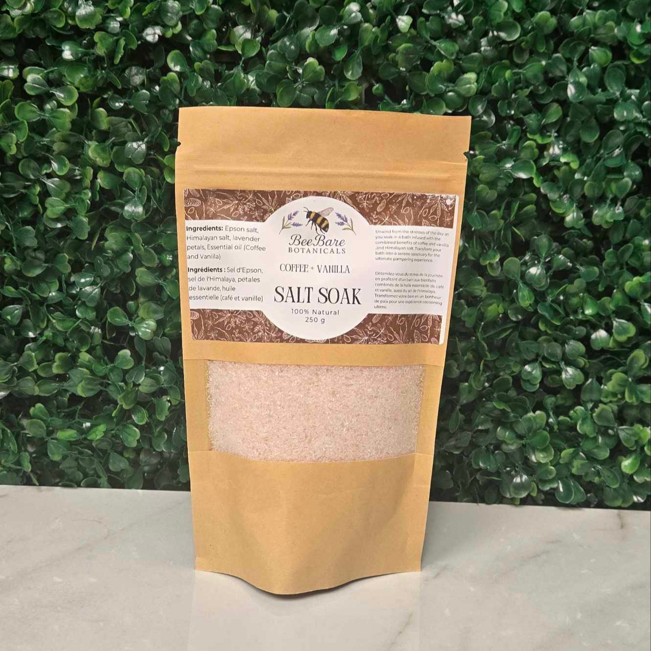 Coffee and Vanilla Salt Soak – Soothing Detox for Clear, Healthy Skin