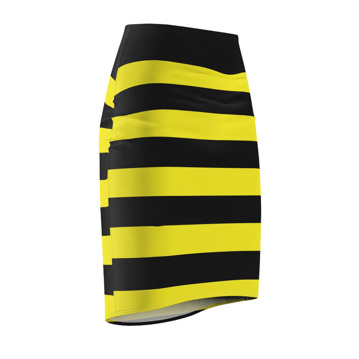 Stylish Bumblebee Striped Pencil Skirt, Women's Fashion Skirt, Summer Outfit, Partywear, Trendy Office Attire, Holiday Gift