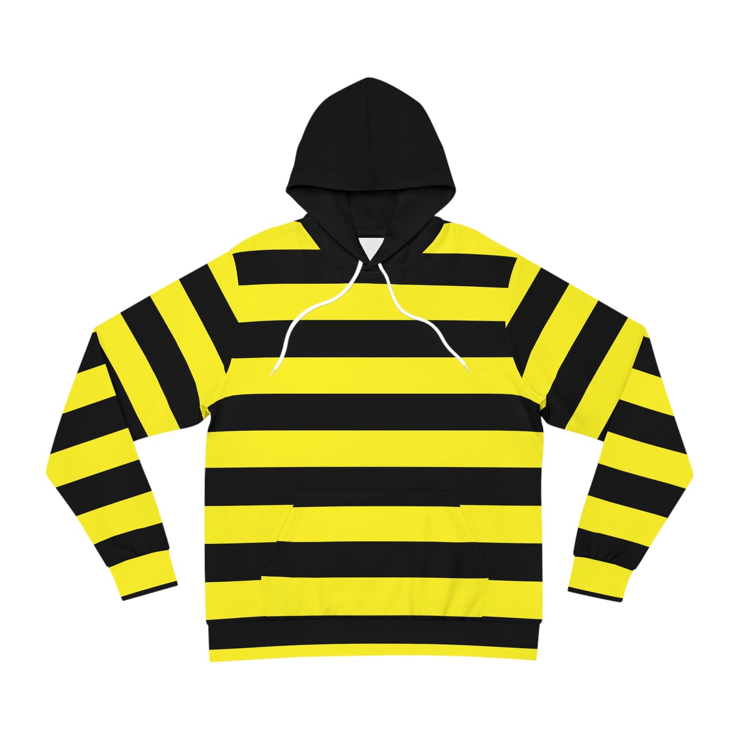 Bold Striped Fashion Hoodie - Unisex Streetwear, Comfortable Layering, Casual Wear, Gift for Bees Lovers, Versatile Style