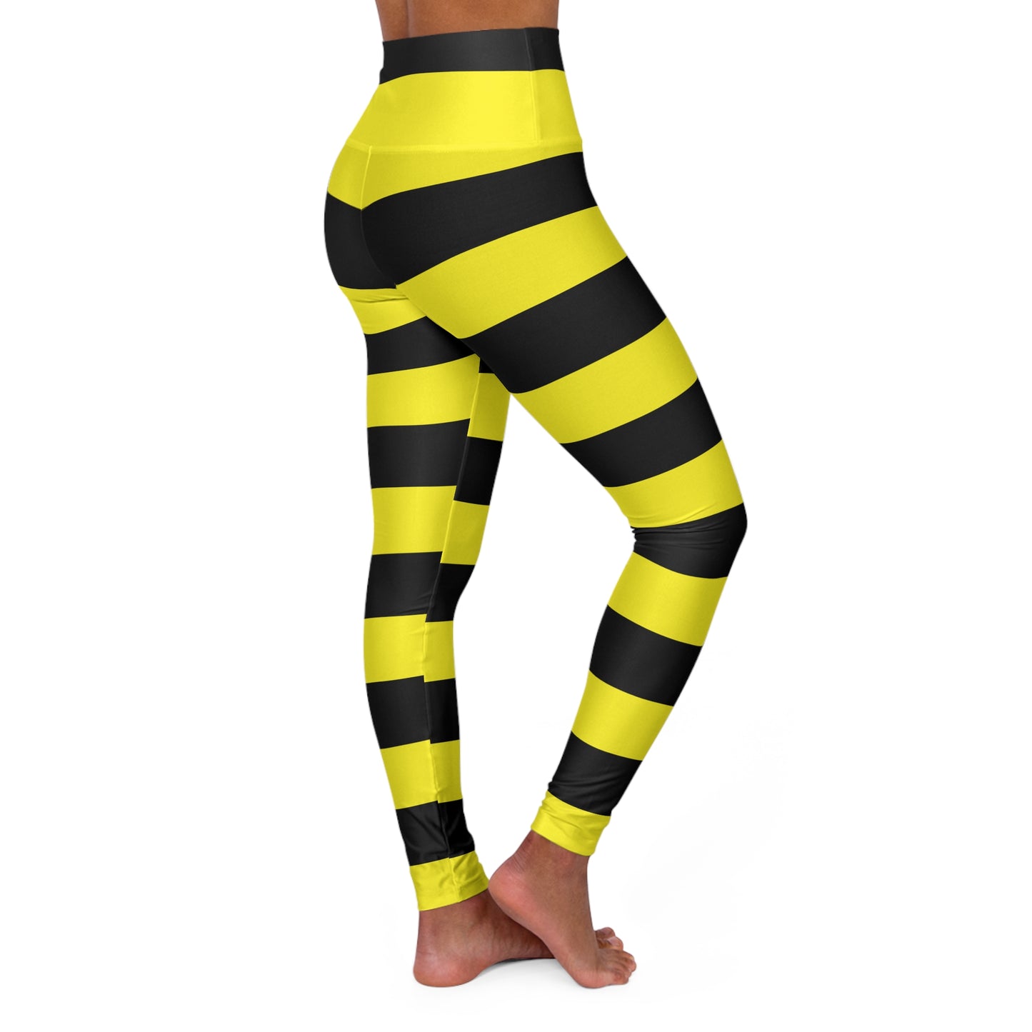 Bold Stripe High Waisted Yoga Leggings | Fitness Wear, Active Leggings, Workout Gear, Athletic Apparel, Yoga Pants