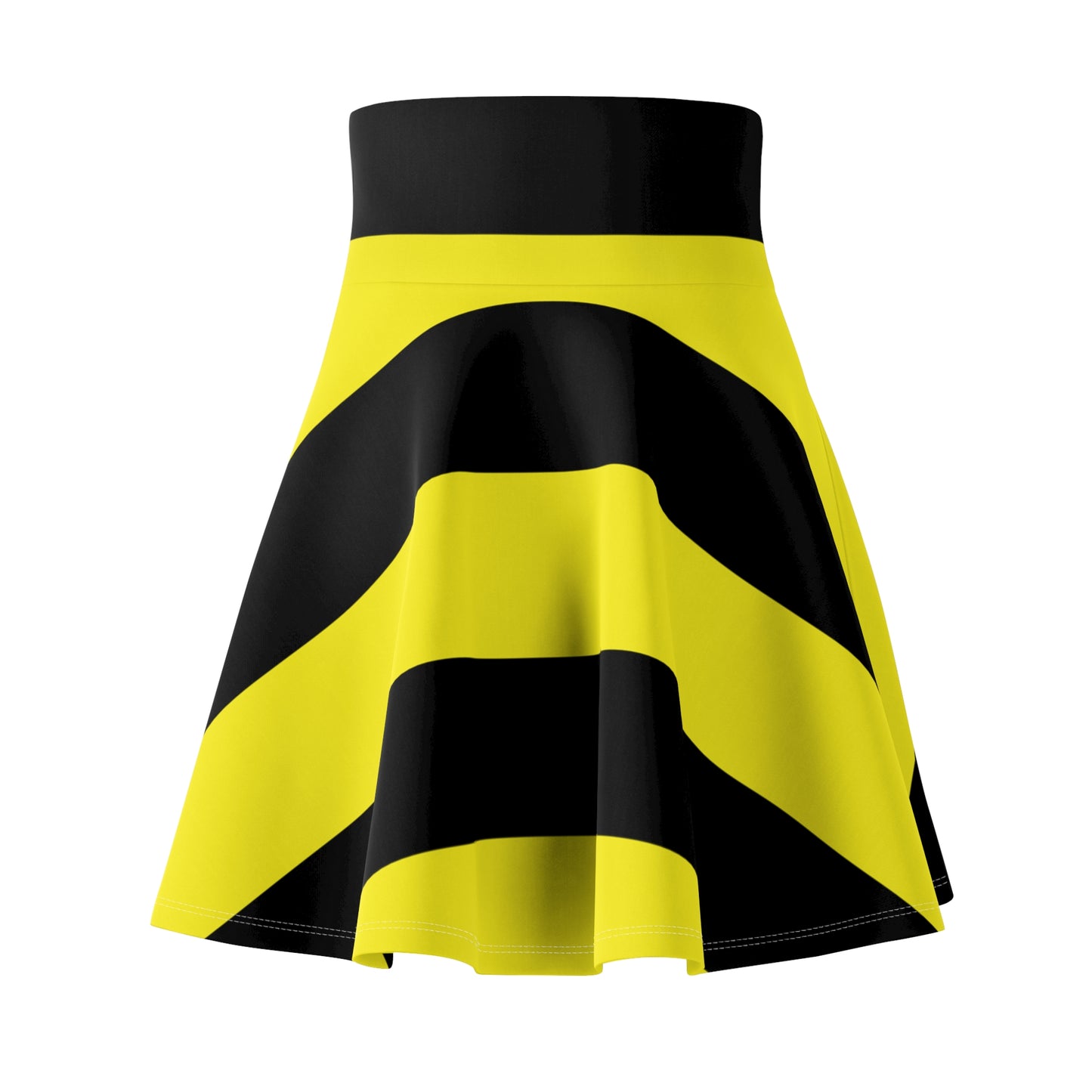 Women's Bee Skater Skirt, Trendy AOP Design, Chic Outfit, Casual Wear, Spring Fashion, Festival Attire, Everyday Style