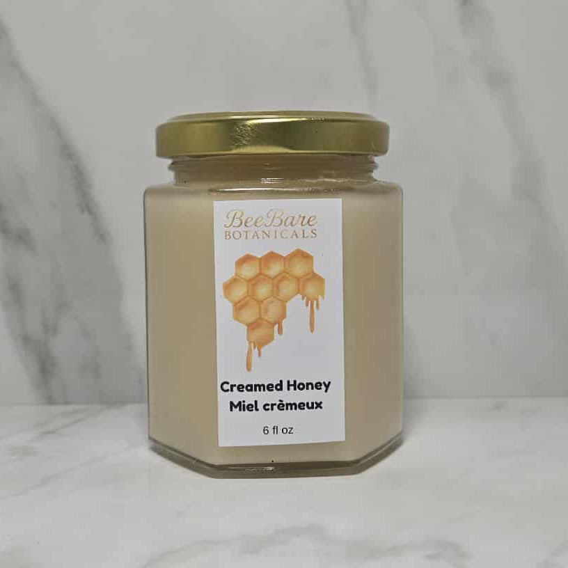 Jar of creamed honey 