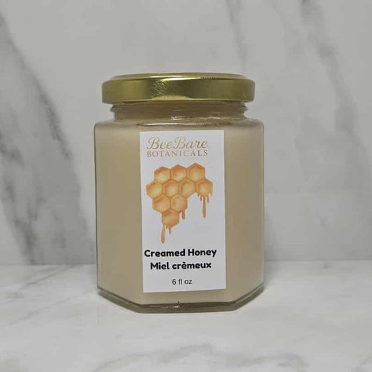 Jar of creamed honey 